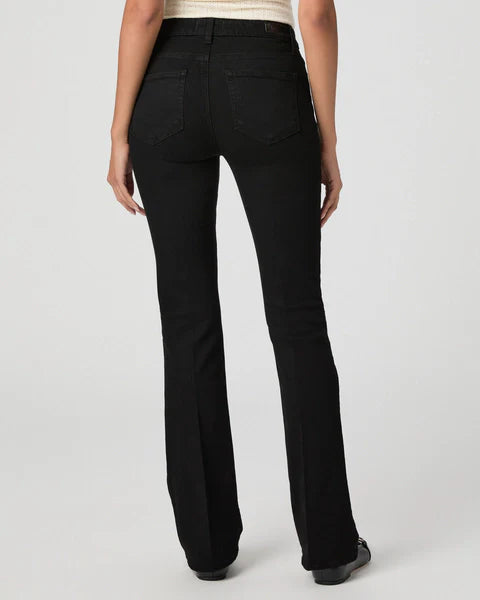 Paige high rise manhattan 32 inch bootcut jean black shadow