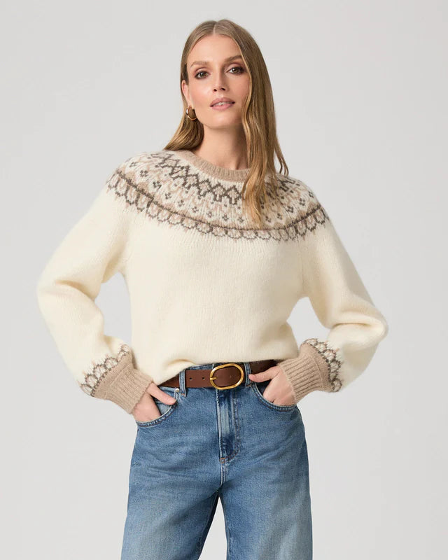 Paige misha sweater - ivory multi Sweater Paige