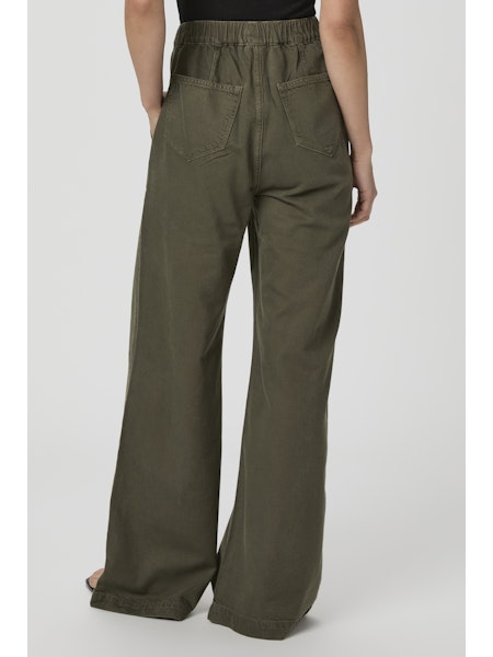 Paige rumi pant w/o tie - vintage dark chartreuse Trousers