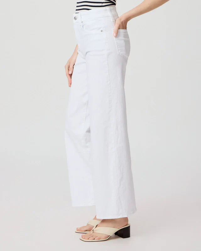 Sasha 32’’ wide leg jeans - crisp white Jeans Paige
