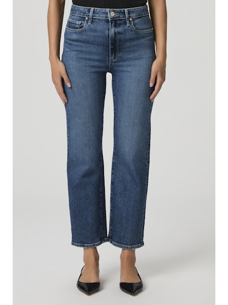 Paige stevie ankle straight jean - aquarius Jeans Paige