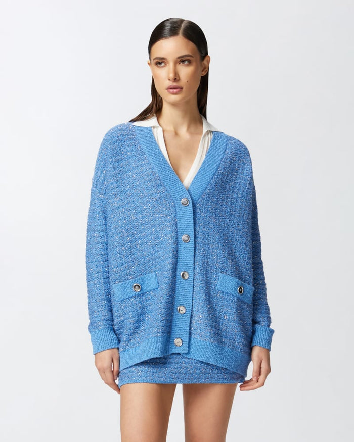 Pinko camicia crop Charita con colletto gioiello bianco