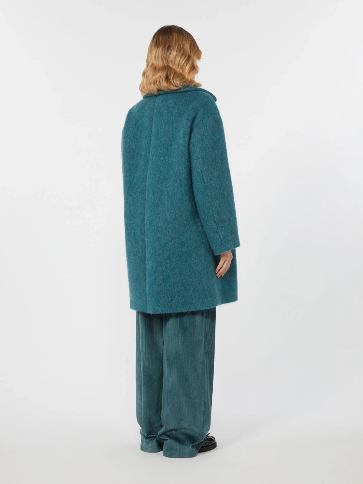 Rada virgin wool blend couture coat- oil Tailored Coats