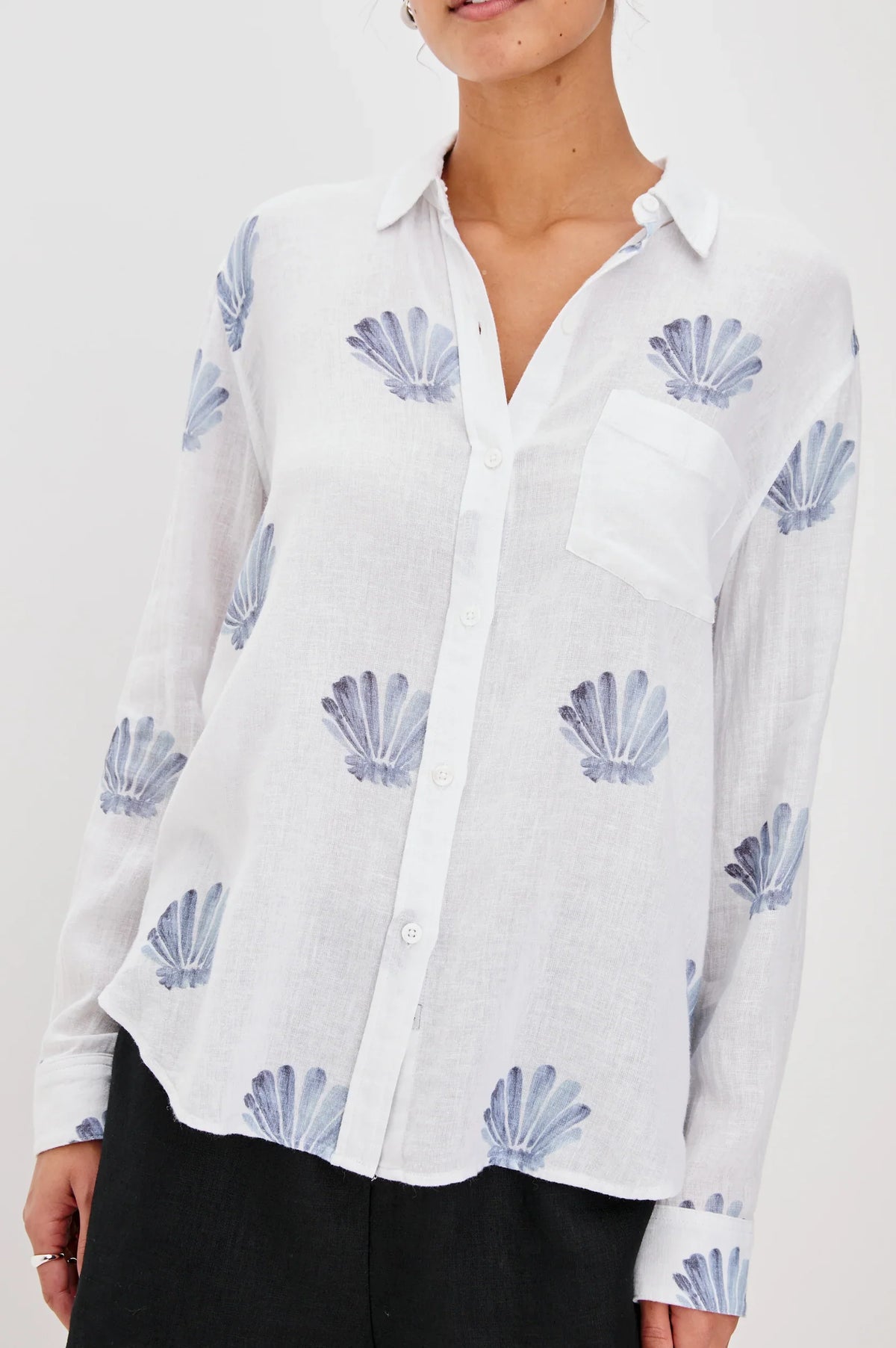 Rails charli shirt - blue seashells Shirts Rails