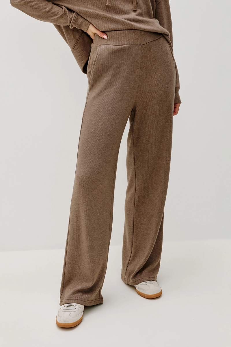 Rails ellery pant - heather latte Trousers Rails