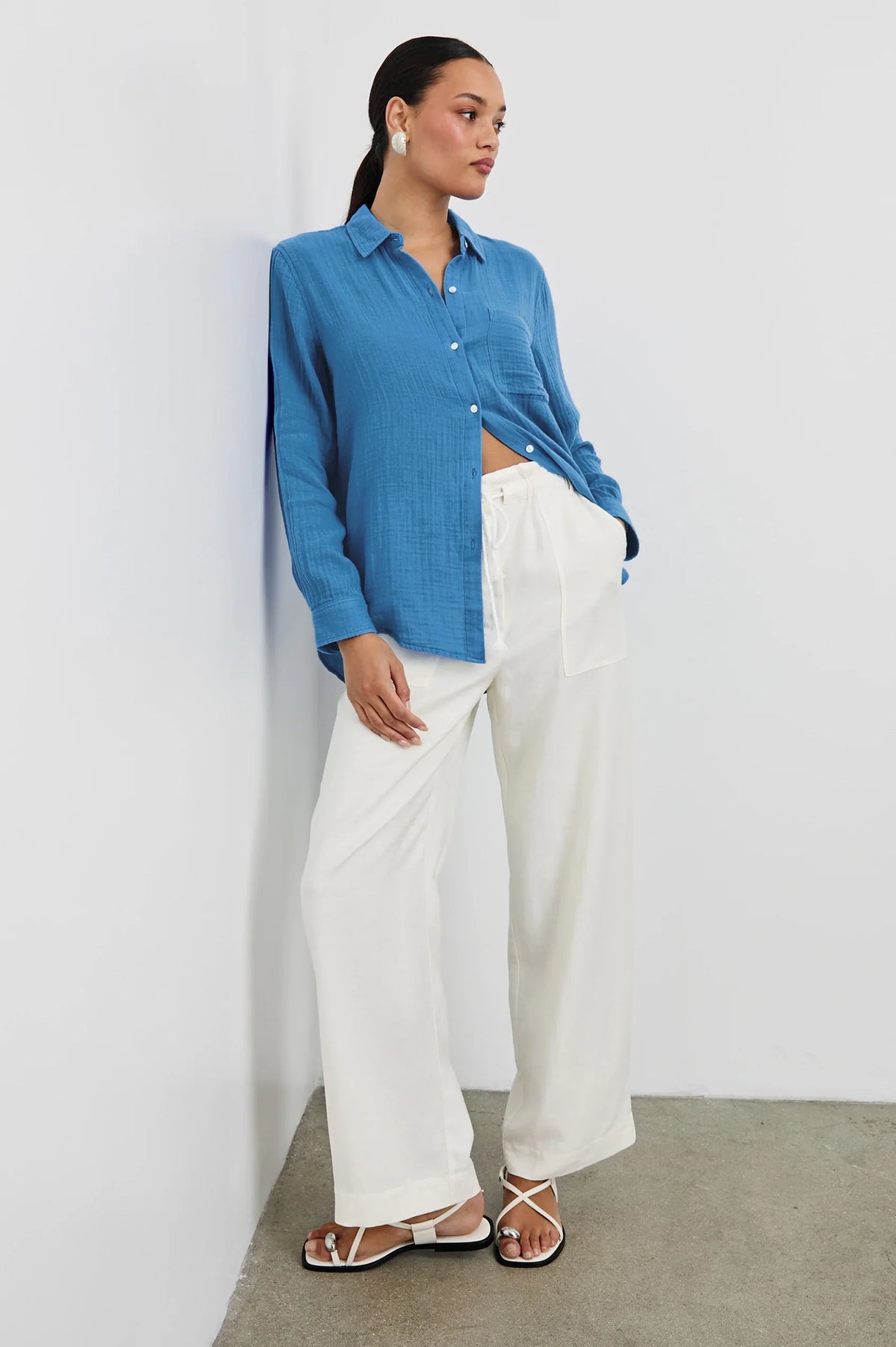 Rails ellis shirt - french blue Shirts Rails