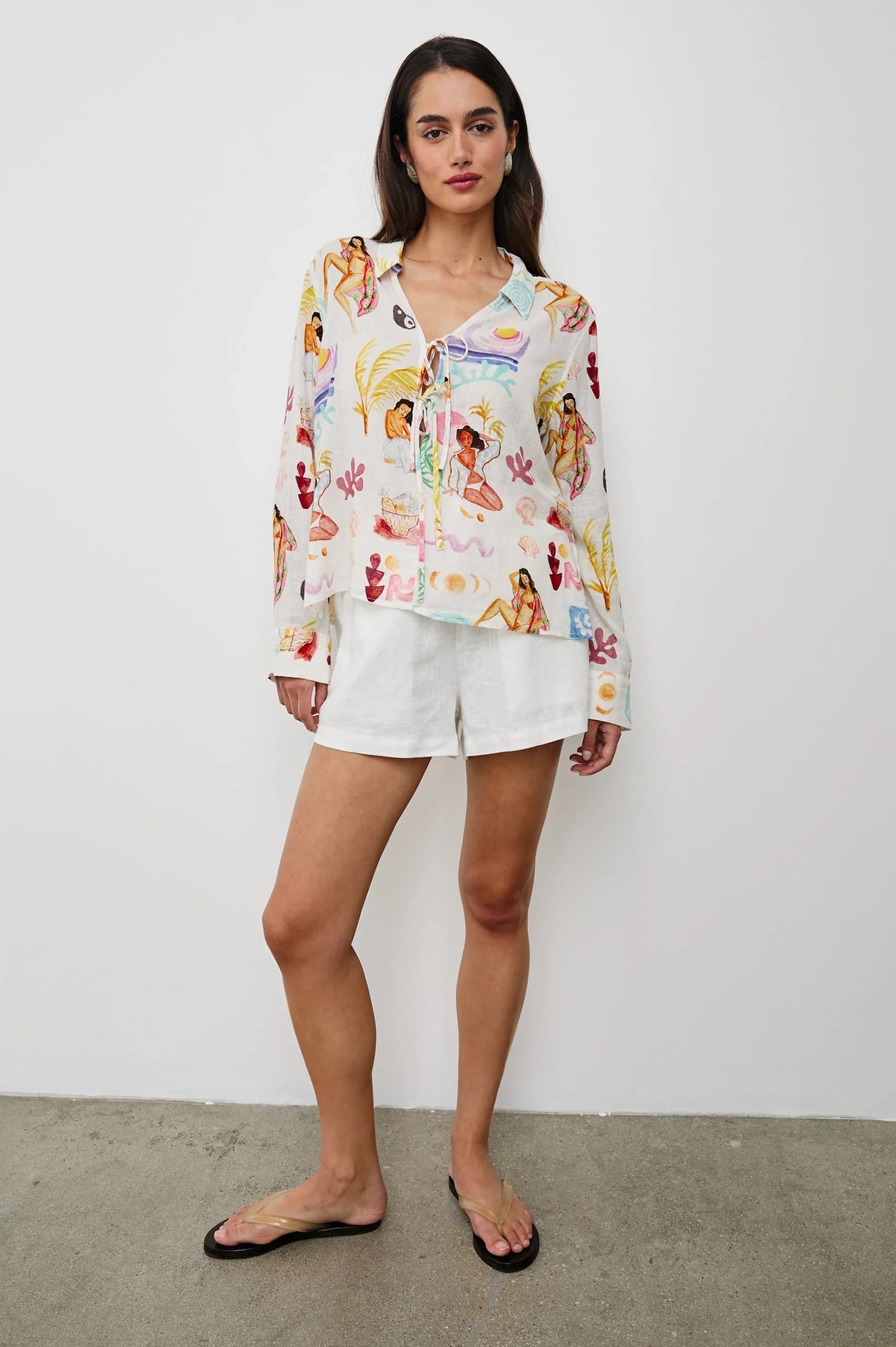 Rails elm shirt - ivory bathing ladies Shirts Rails