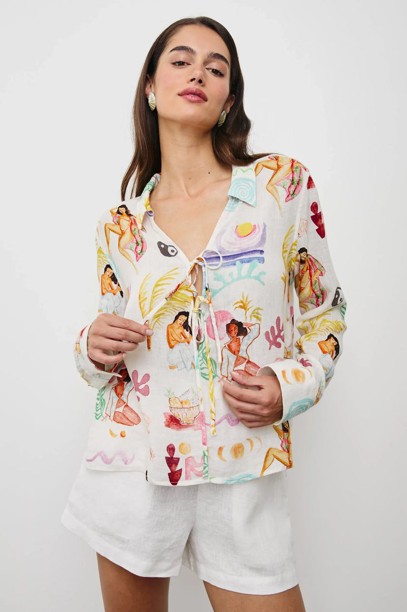 Rails elm shirt - ivory bathing ladies Shirts Rails