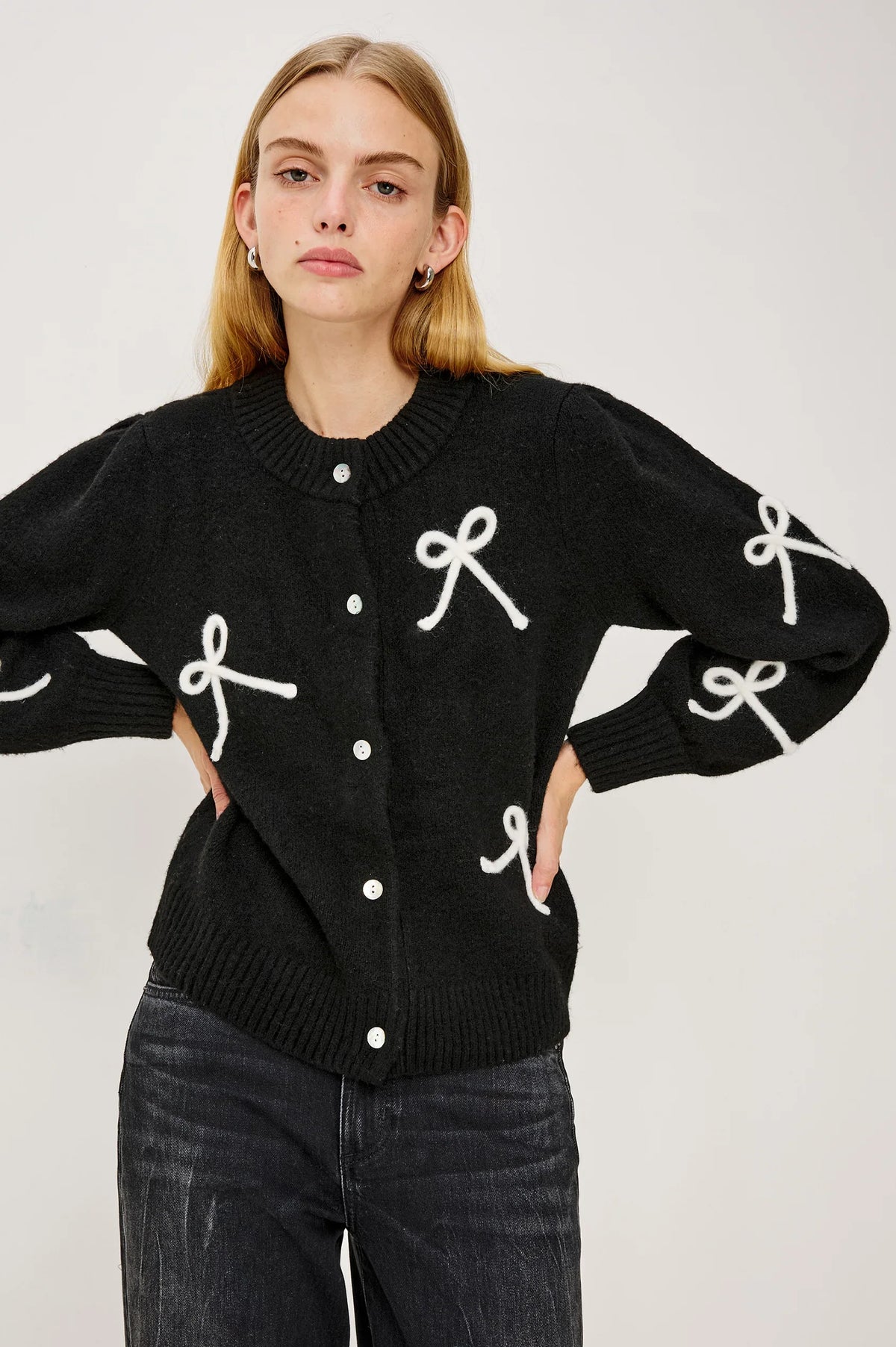 Rails francesca cardigan - black ivory Cardigans Rails