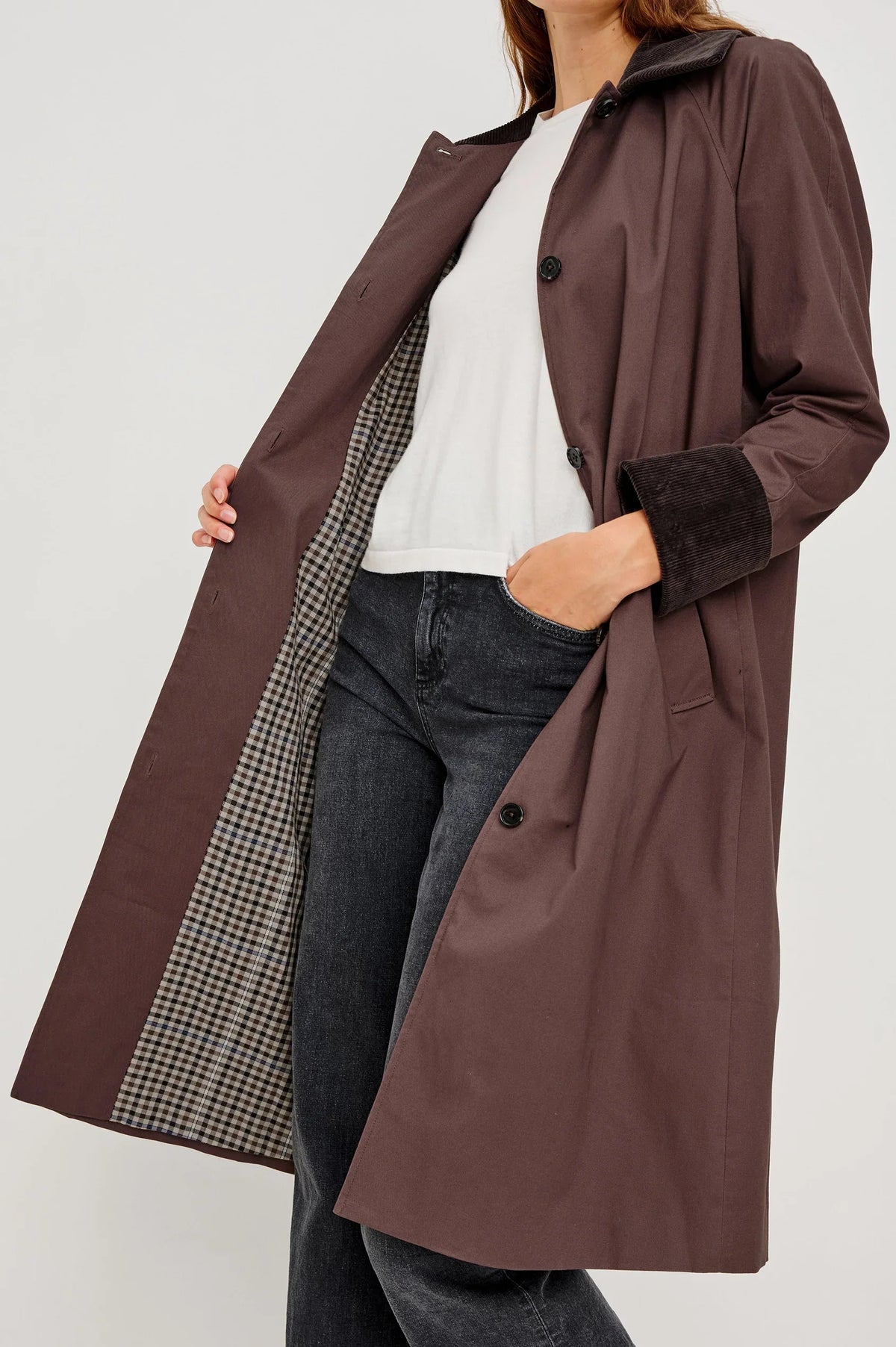Rails levy coat - raisin Overcoat Rails