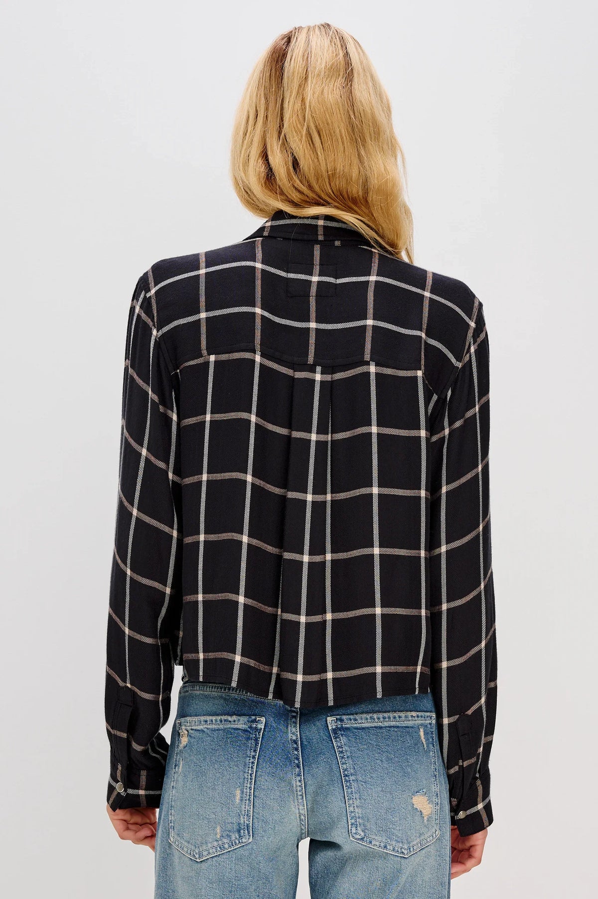 Rails malin shirt - onyx sand birch Shirts Rails