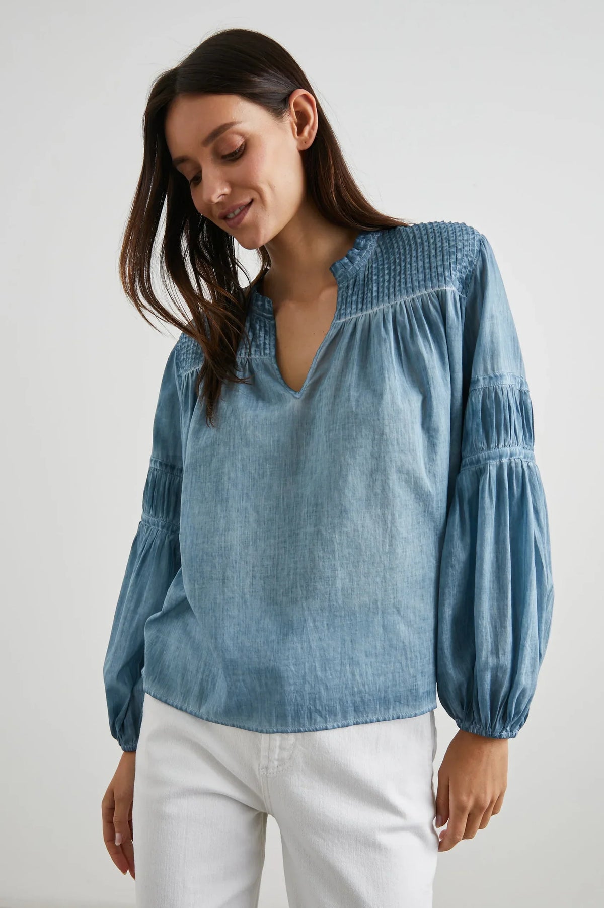 Marli top - faded blue Tops RAILS
