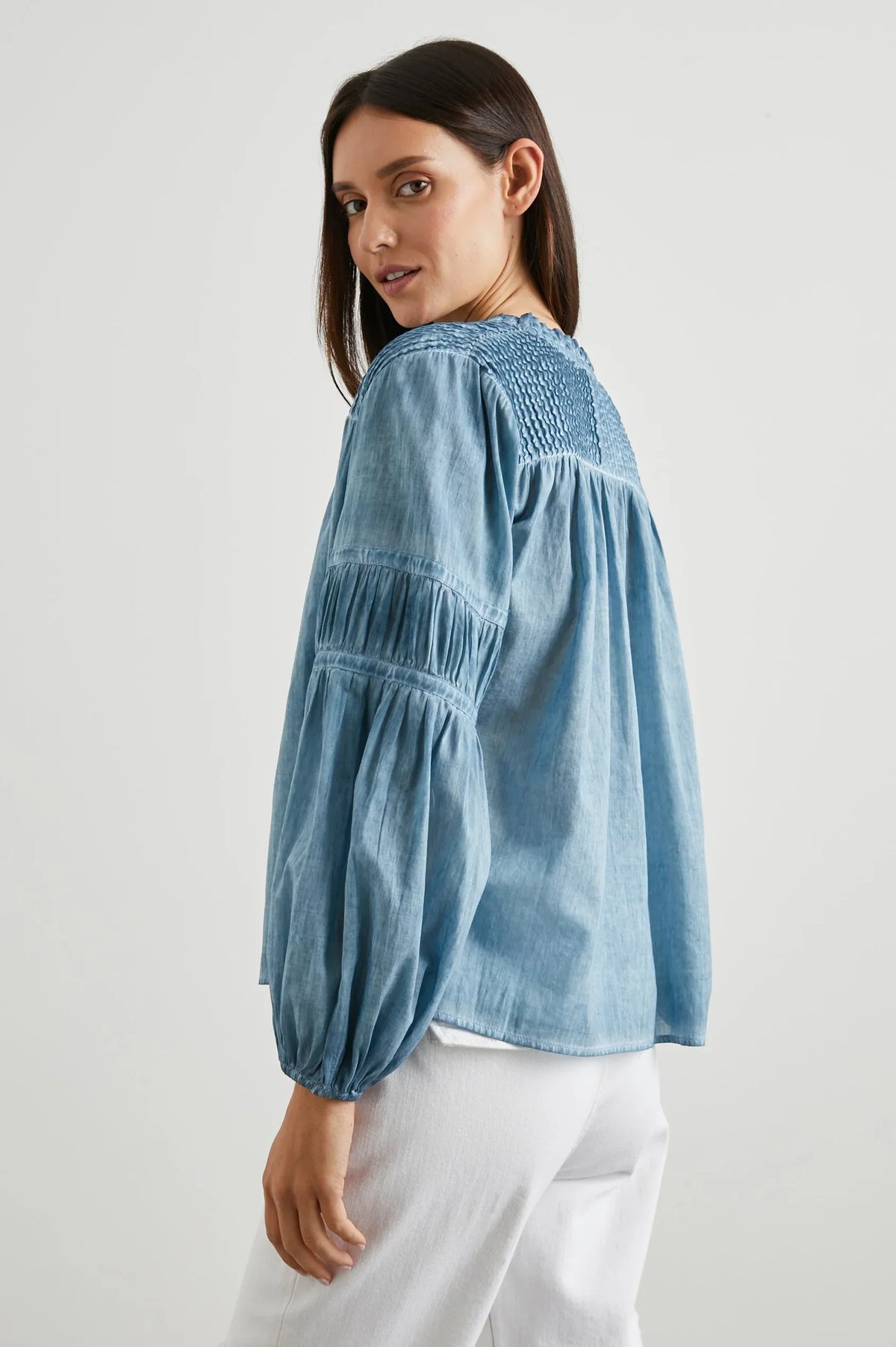 Marli top - faded blue Tops RAILS