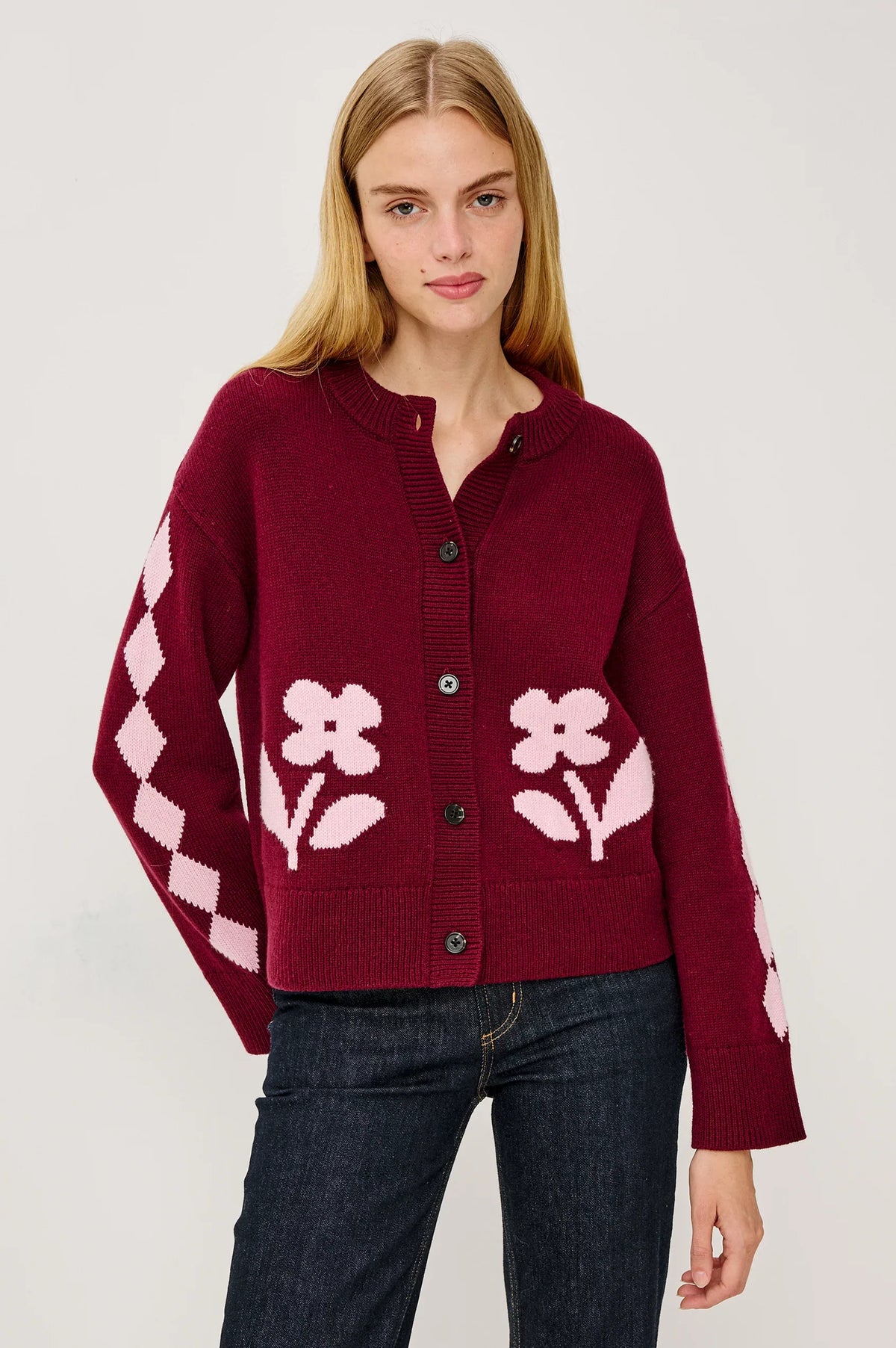 Rails mavie cardigan - garnet daisy Cardigans Rails