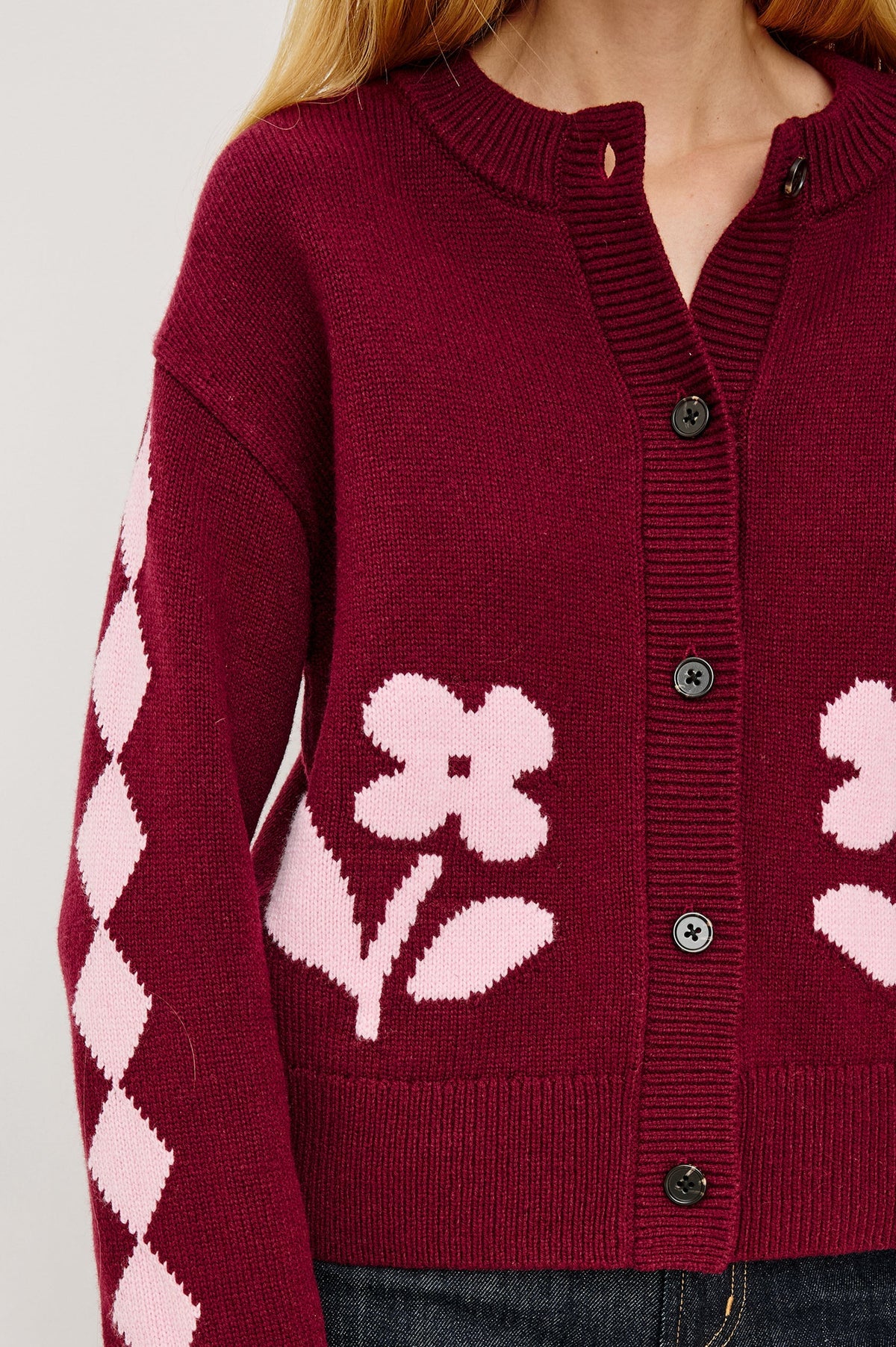 Rails mavie cardigan - garnet daisy Cardigans Rails