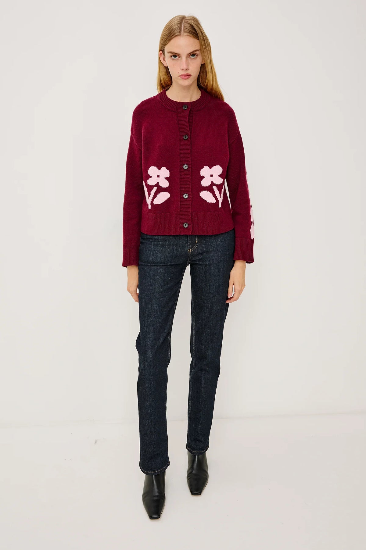 Rails mavie cardigan - garnet daisy Cardigans Rails