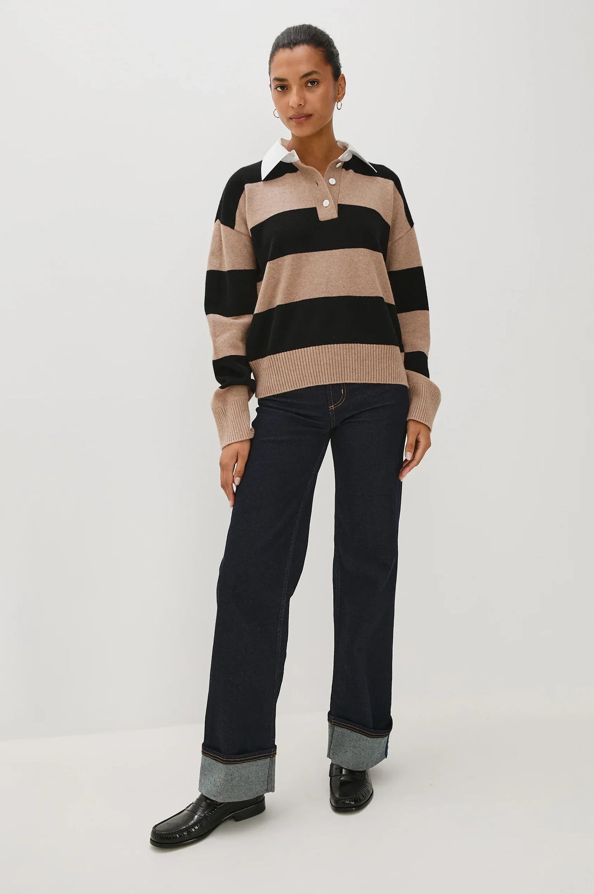 Rails paxton sweater - oatmeal black Sweater Rails