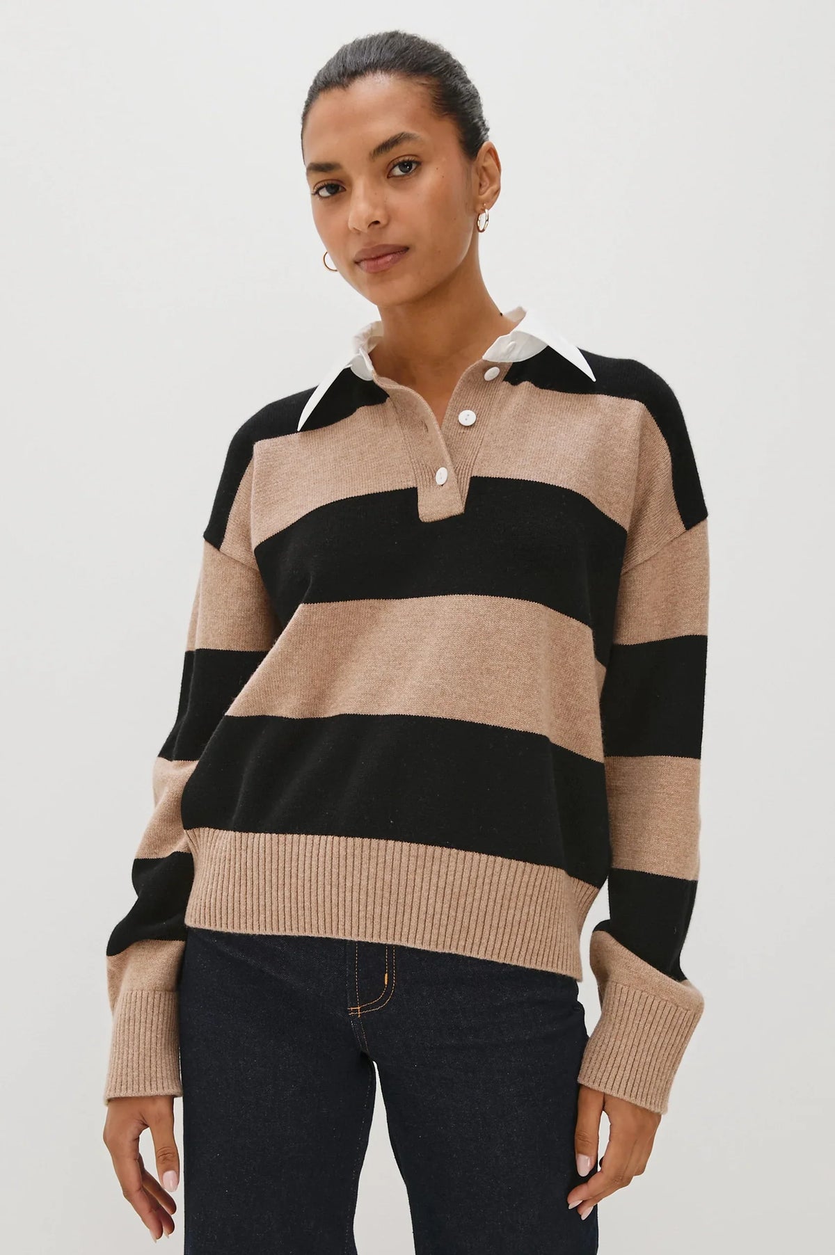 Rails paxton sweater - oatmeal black Sweater Rails