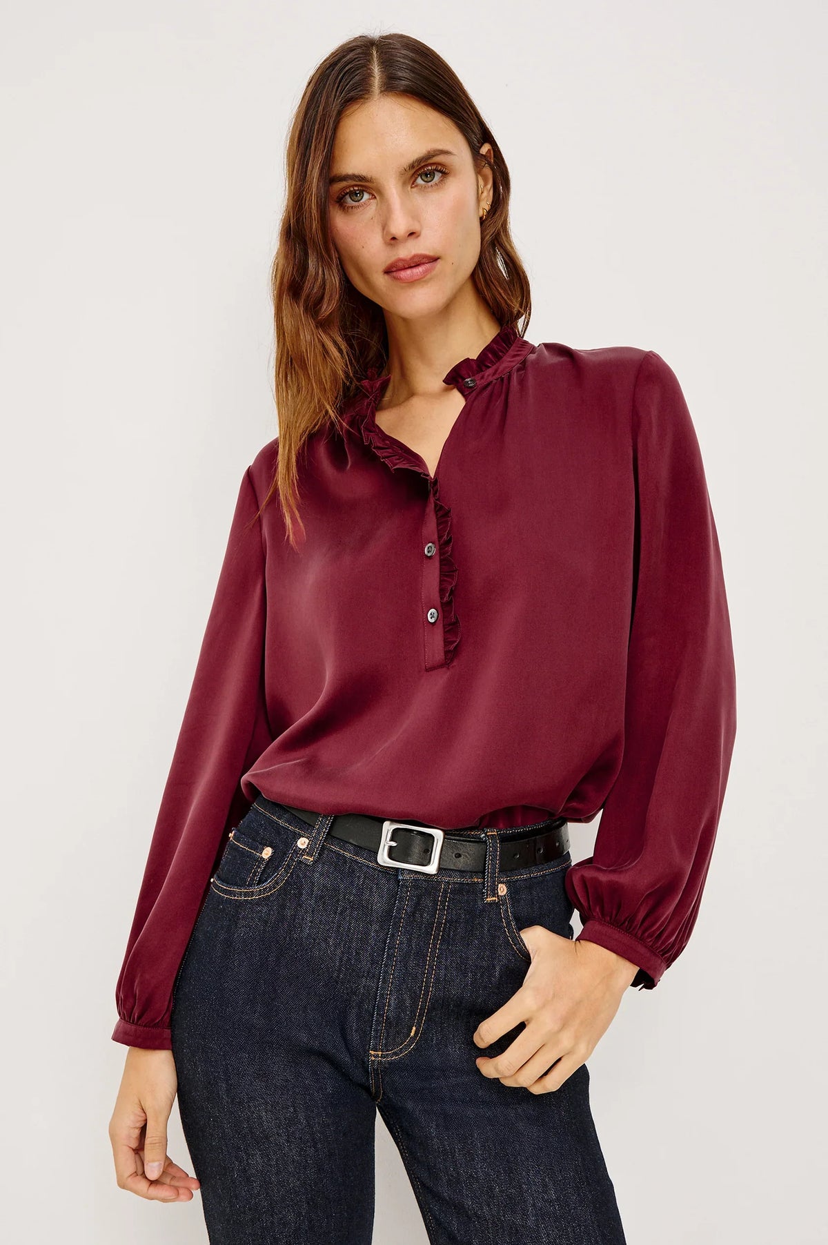 Rails sien blouse - garnet Blouse Rails