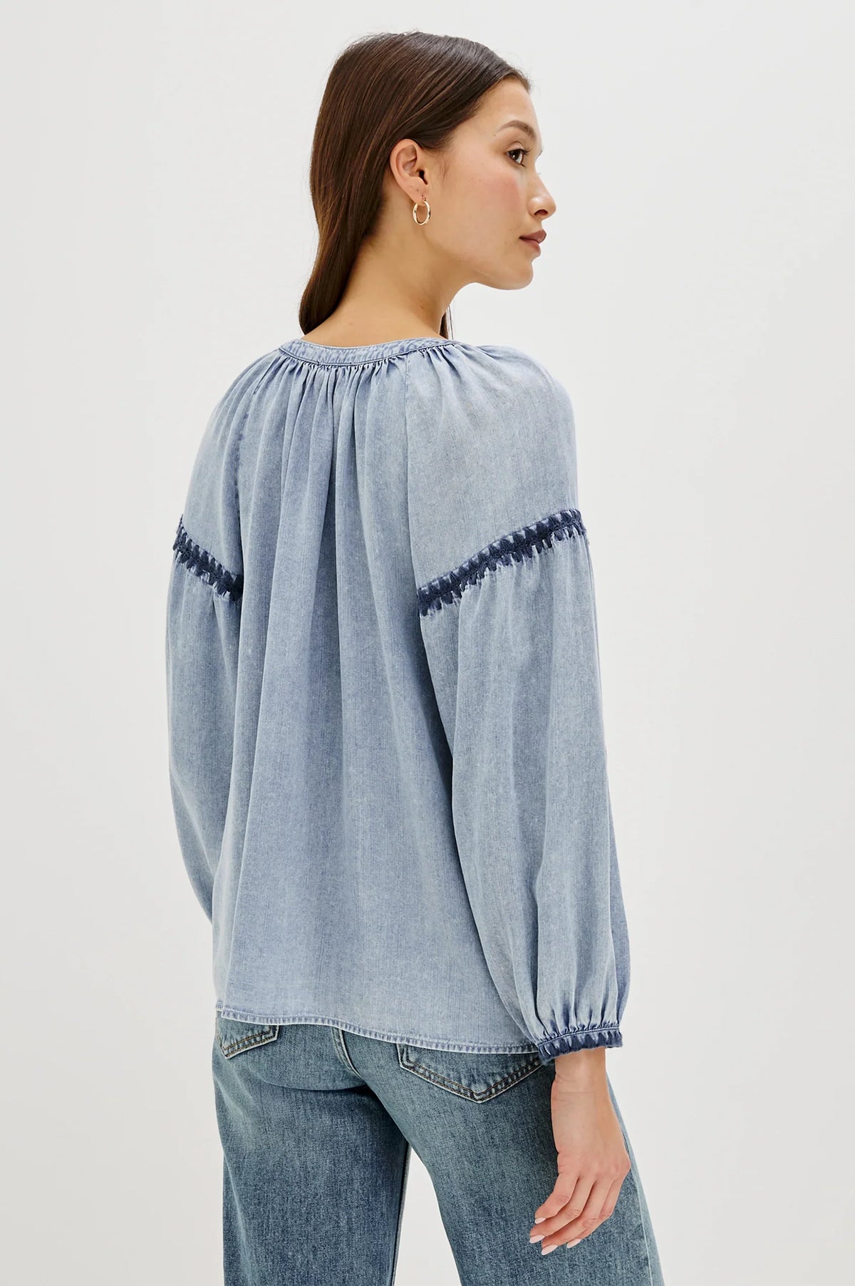 Rails toshi blouse medium cloud wash Blouse Rails