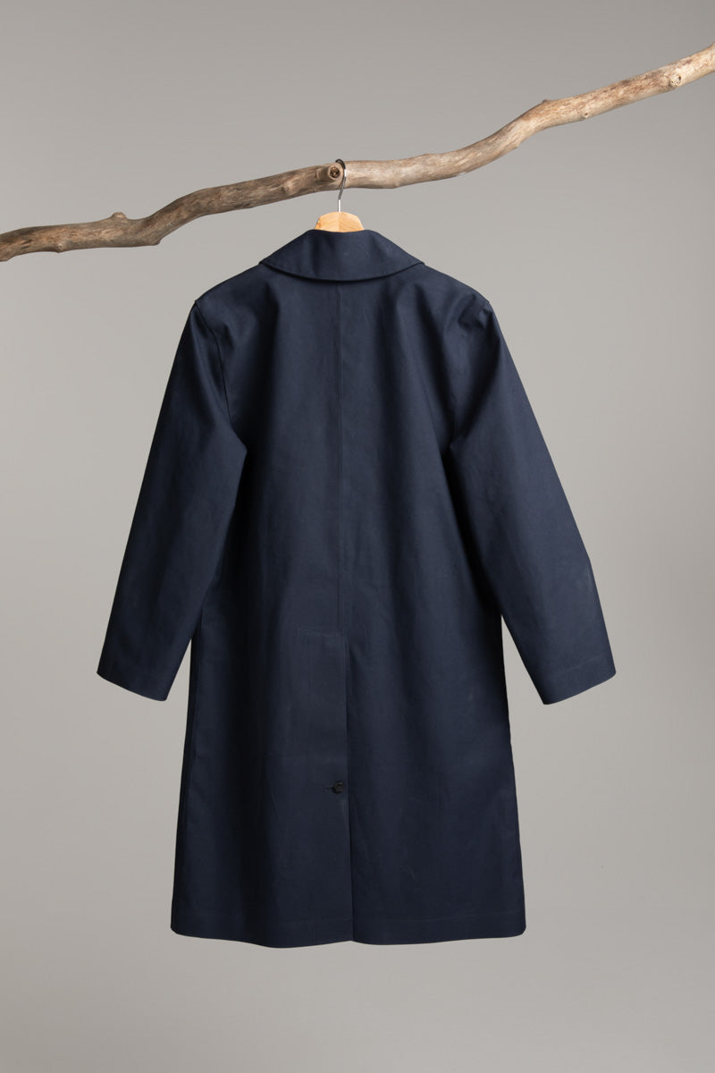 Riding coat | navy / lemon Riding Coat Hancock Archive