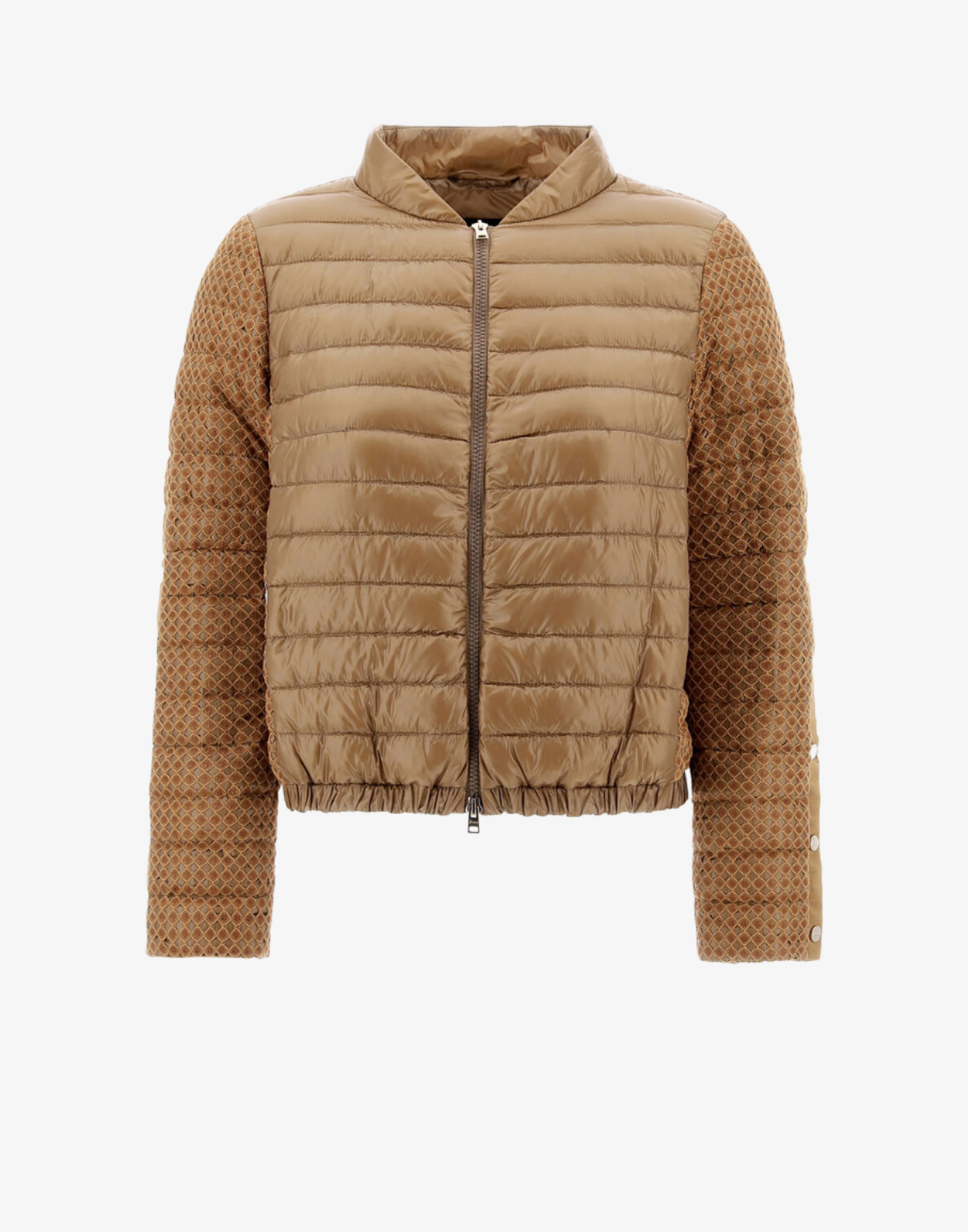 Spring lace and ecoage bomber jacket - sand Blazers &