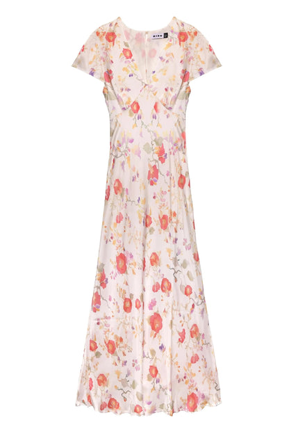 Tallulah Dress - Waterblossom Ivory Dresses RIXO