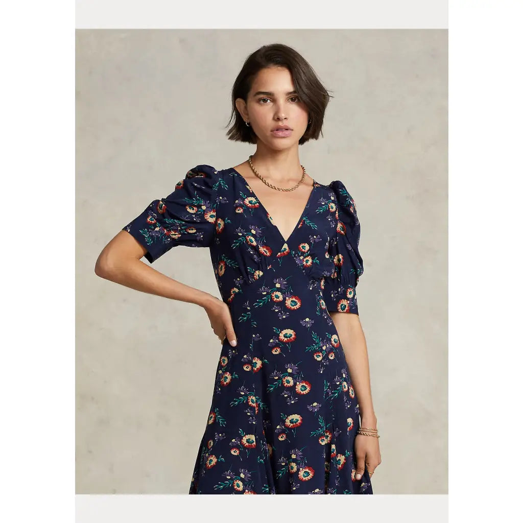 Teo S/S Day Dress - Dhalia Floral Dresses RALPH LAUREN