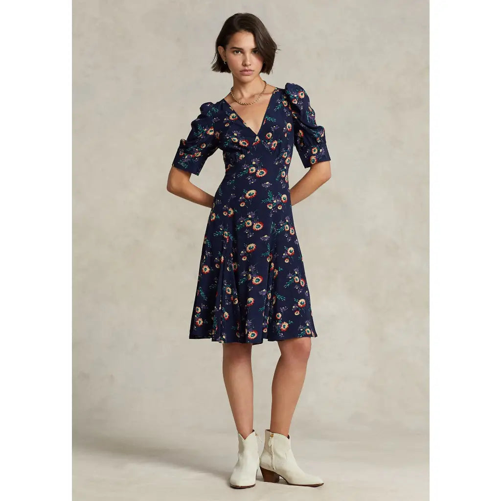 Teo S/S Day Dress - Dhalia Floral Dresses RALPH LAUREN