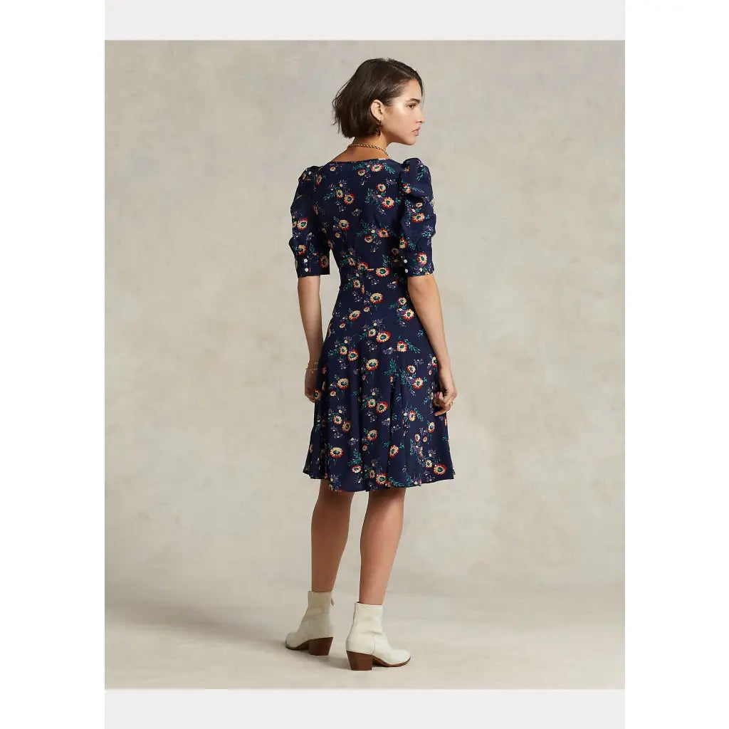Teo S/S Day Dress - Dhalia Floral Dresses RALPH LAUREN