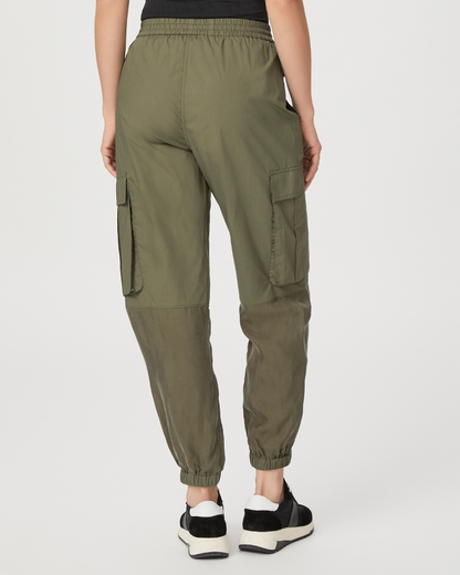 Tuscon cargo pant - olive green Trousers PAIGE