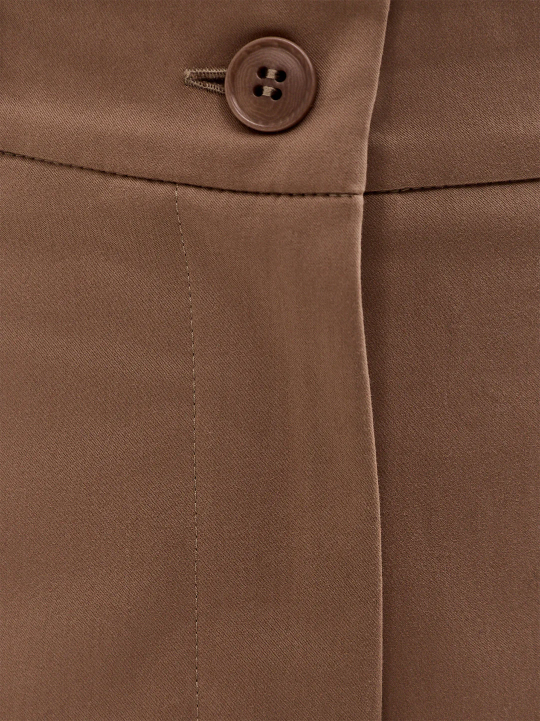 Urial cotton satin cropped trousers - light brown Trousers