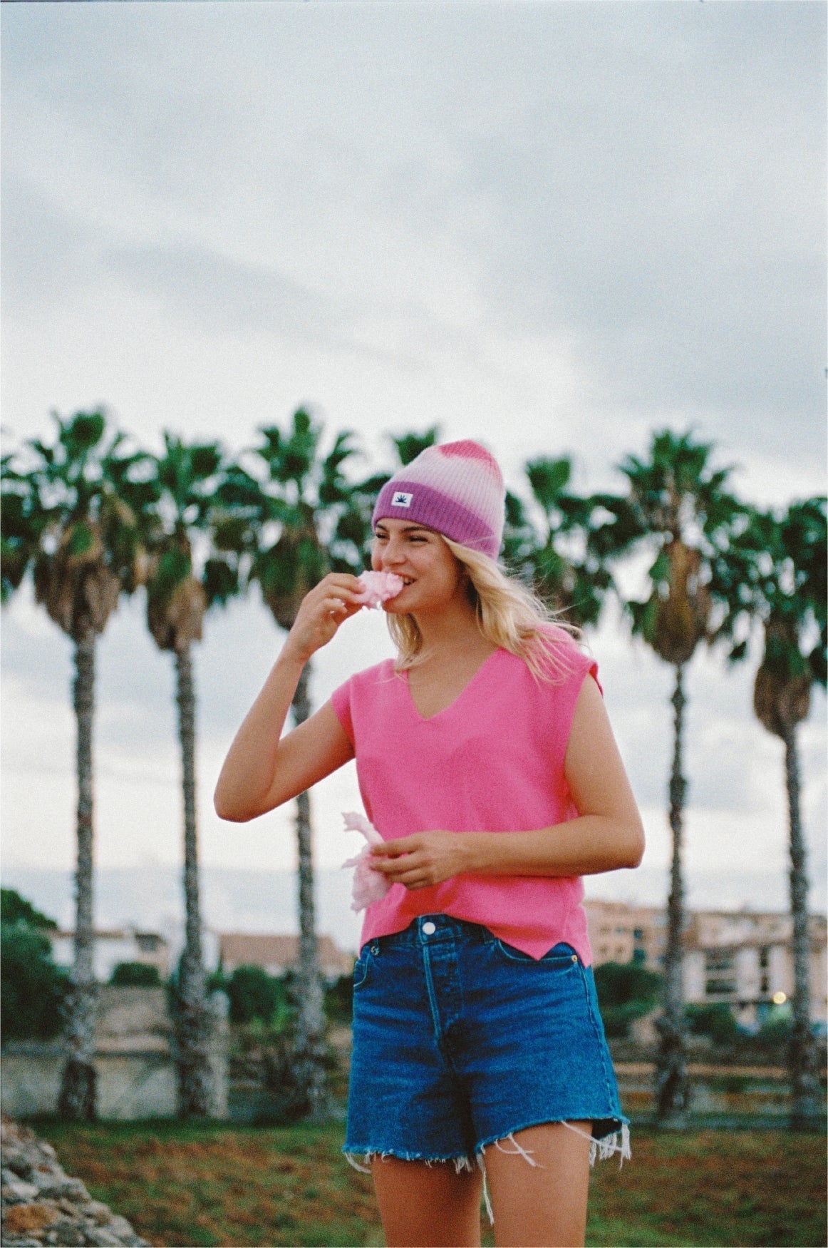 Venus v tank - punch Sweater Colorush