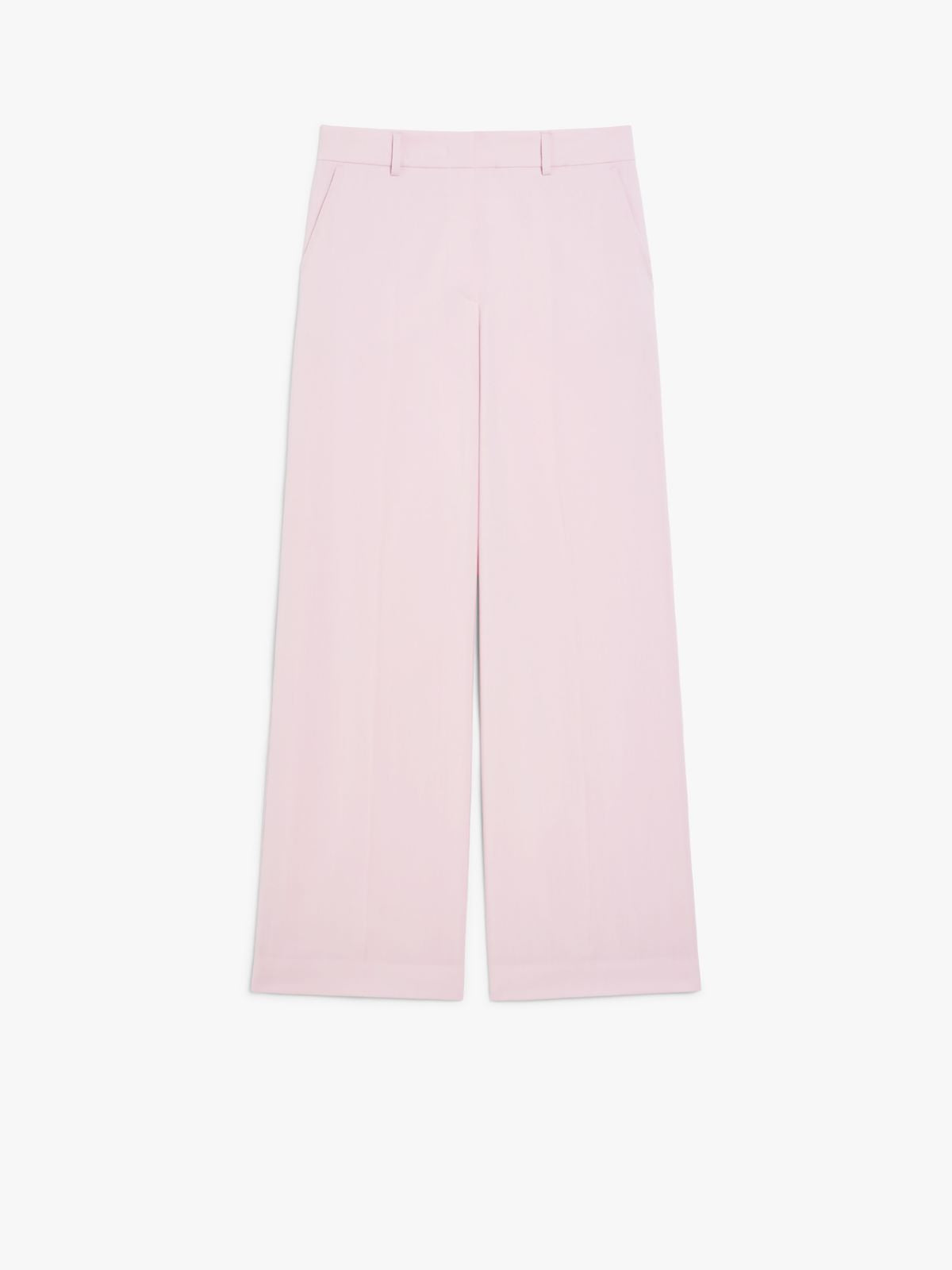 Max Mara - Weekend Visivo wool canvas palazzo trousers