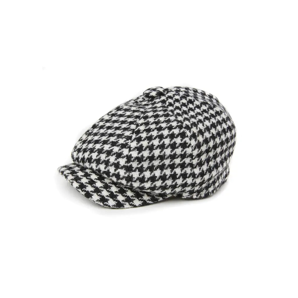 Baker Boy Cap - Houndstooth Hats HOLLAND COOPER