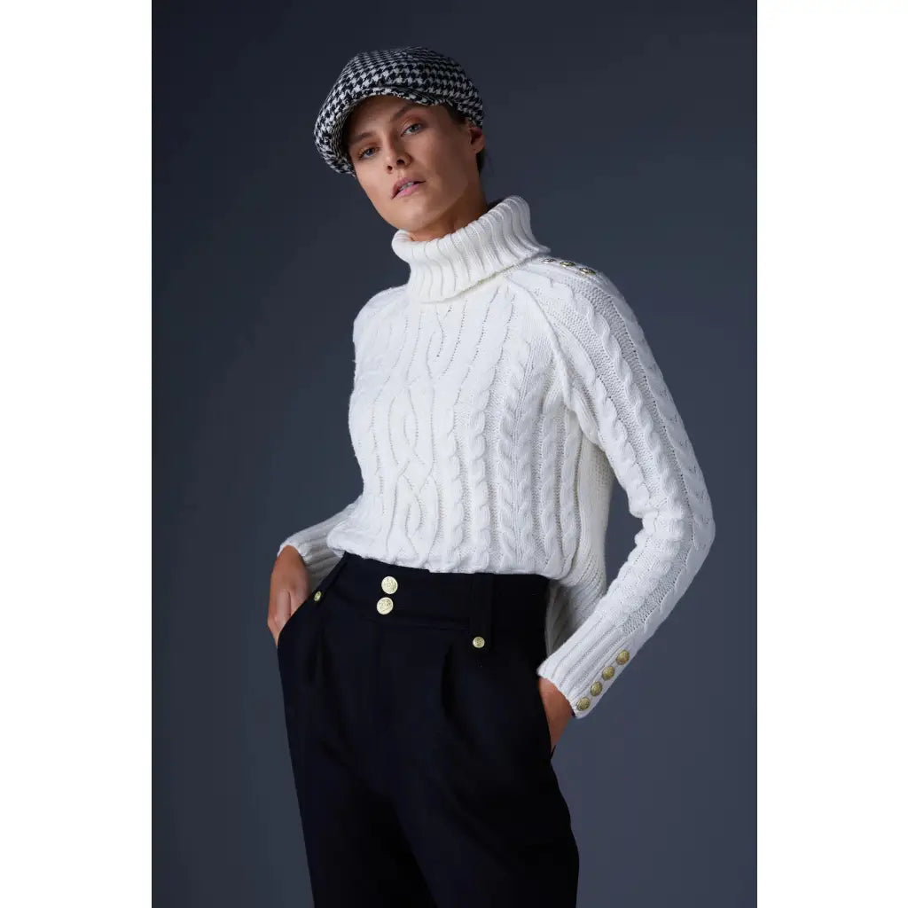 Baker Boy Cap - Houndstooth Hats HOLLAND COOPER