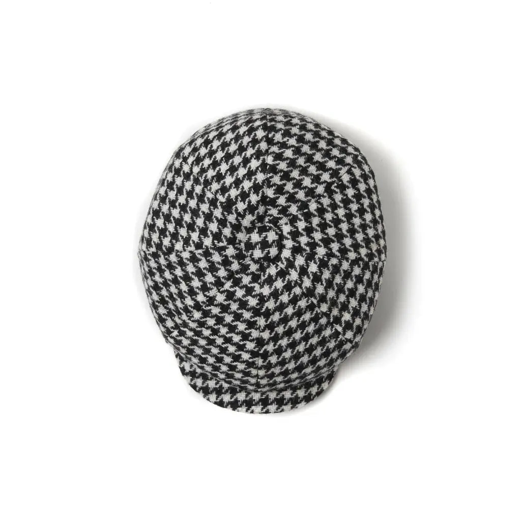 Baker Boy Cap - Houndstooth Hats HOLLAND COOPER