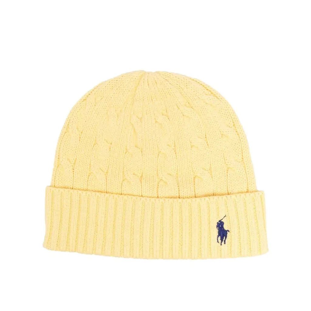 Classic cable knit hat