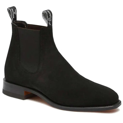 Comfort Craftsman Boot - Black Suede Boots R.M. WILLIAMS