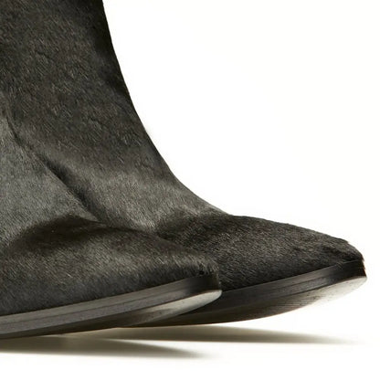 Fortuna - Black Short Boots ROSAMUND MUIR