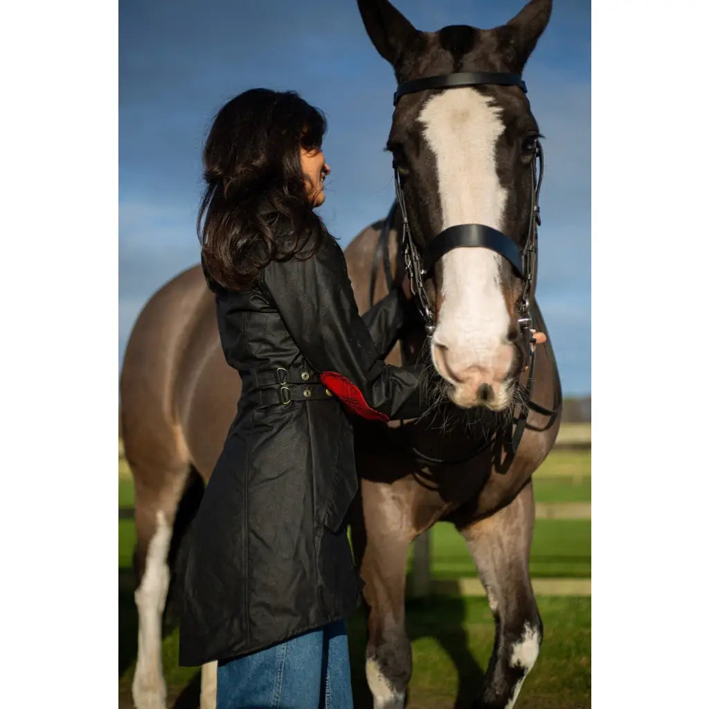 Gleneagles Wax Coat - Black Blazers & Jackets ROBERTSONS