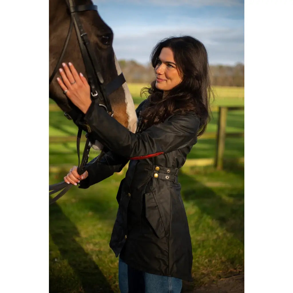 Gleneagles Wax Coat - Black Blazers & Jackets ROBERTSONS
