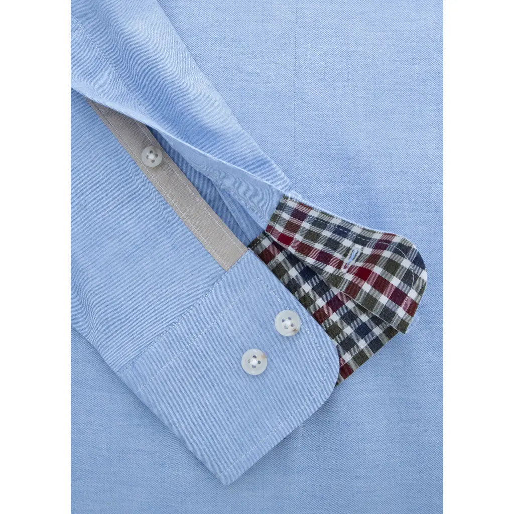 Melange Flannel Multi Shirt - Blue Long Sleeve Shirts