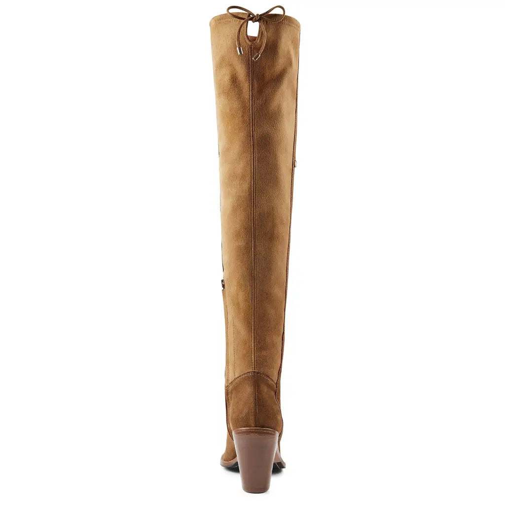 Over Knee Brompton - Tan Suede Tall Boots FAIRFAX & FAVOR