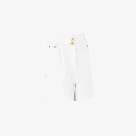 Tailored Short Linen - Oyster Skirts & Shorts HOLLAND COOPER